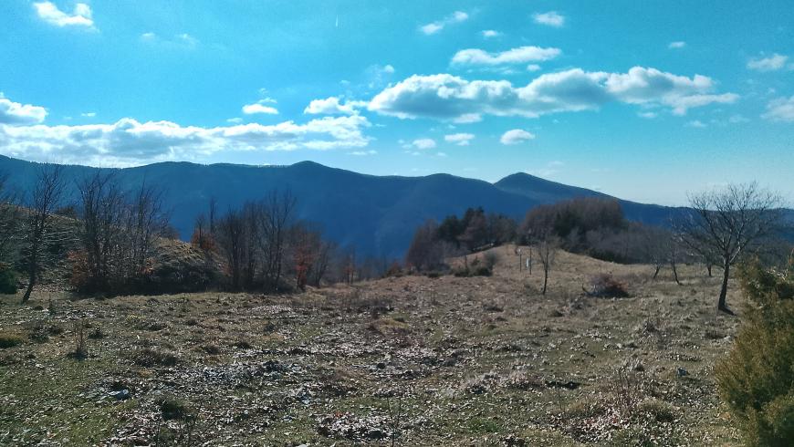 Panorama sull'Appennino ligure-piemontese