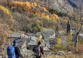 via francigena moncenisio ferrera pellegrini autunno